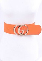 Load image into Gallery viewer, Neon Orange CG Logo Fashion Belt Dazzled By B
