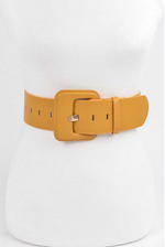 Load image into Gallery viewer, Solid Color Classy Fashion Belt - Mustard Yellow Dazzled By B
