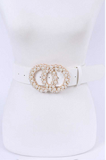 Load image into Gallery viewer, Pearl Buckle Fashion Belt Dazzled By B
