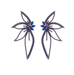 Load image into Gallery viewer, Leaf Shaped Earrings - Blue Dazzled By B
