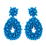 Load image into Gallery viewer, Water Droplet Bohemian Earrings - Blue Dazzled By B
