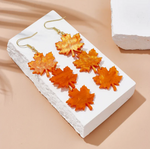 Load image into Gallery viewer, Maple Leaf Earrings Dazzled By B
