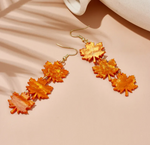 Load image into Gallery viewer, Maple Leaf Earrings Dazzled By B
