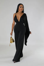 Load image into Gallery viewer, The “Fabulosity” Black Jumpsuit Dazzled By B
