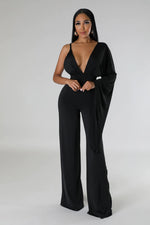 Load image into Gallery viewer, The “Fabulosity” Black Jumpsuit Dazzled By B
