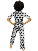 Load image into Gallery viewer, Chic Me Black &amp; White Jumpsuit Dazzled By B
