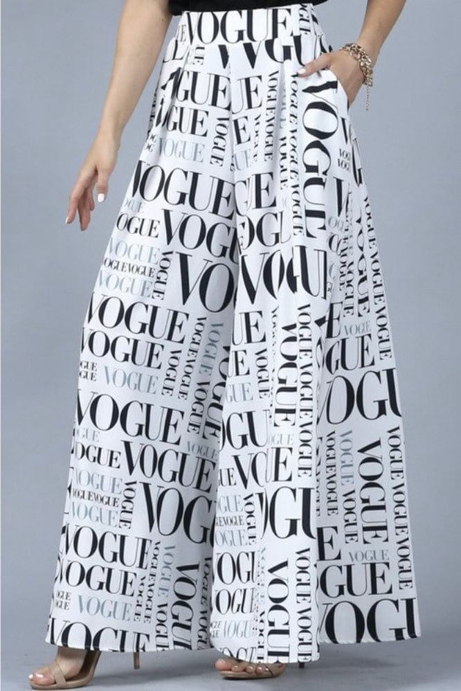 The Vogue Pants - White Dazzled By B