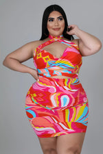 Load image into Gallery viewer, Chick Day Dress Multi-Print Dazzled By B
