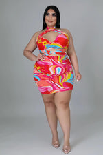 Load image into Gallery viewer, Chick Day Dress Multi-Print Dazzled By B
