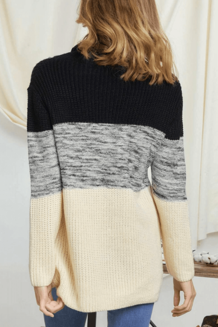 Color Block Sweater Dazzled By B
