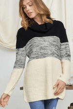 Load image into Gallery viewer, Color Block Sweater Dazzled By B
