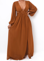 Load image into Gallery viewer, Captive Love Dress - Rust Dazzled By B
