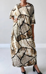 Load image into Gallery viewer, Marble Print Bubble Dress Dazzled By B
