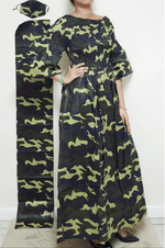 Load image into Gallery viewer, Smocked Dress Camouflage Print Dazzled By B
