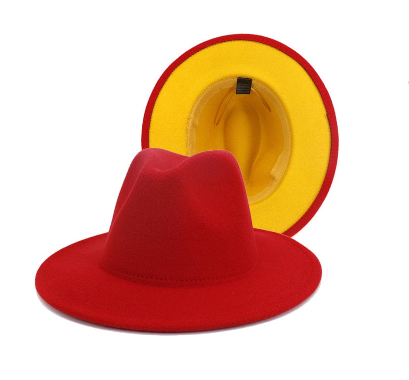 Red/Yellow Fedora Dazzled By B