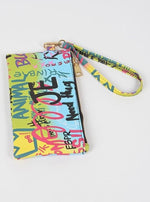 Load image into Gallery viewer, Graffiti Mini/Wristlet Bag - Multi Dazzled By B
