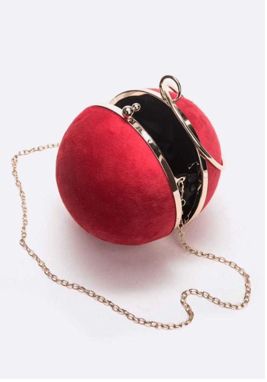 Peached Ball Pendant Bag Dazzled By B