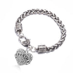 Load image into Gallery viewer, Heart Letter Bracelet Dazzled By B
