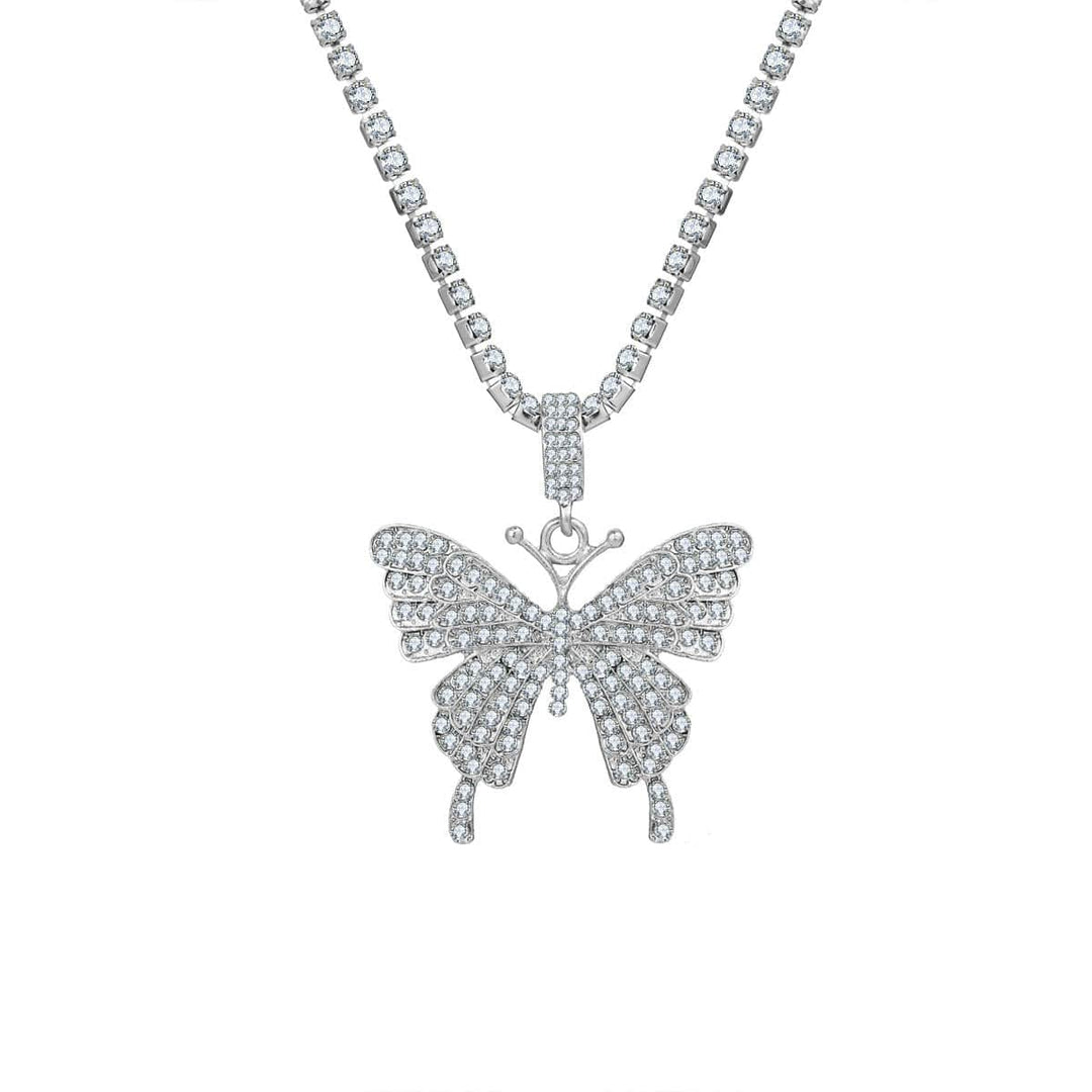 Large Butterly Necklace - Multiple Colors Available Dazzled By B