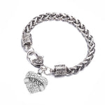 Load image into Gallery viewer, Heart Letter Bracelet Dazzled By B
