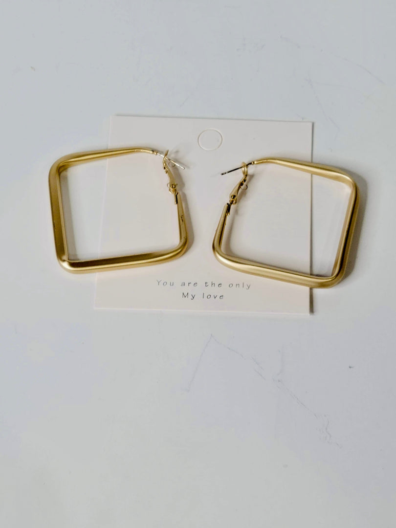 Retro Square Earrings Dazzled By B