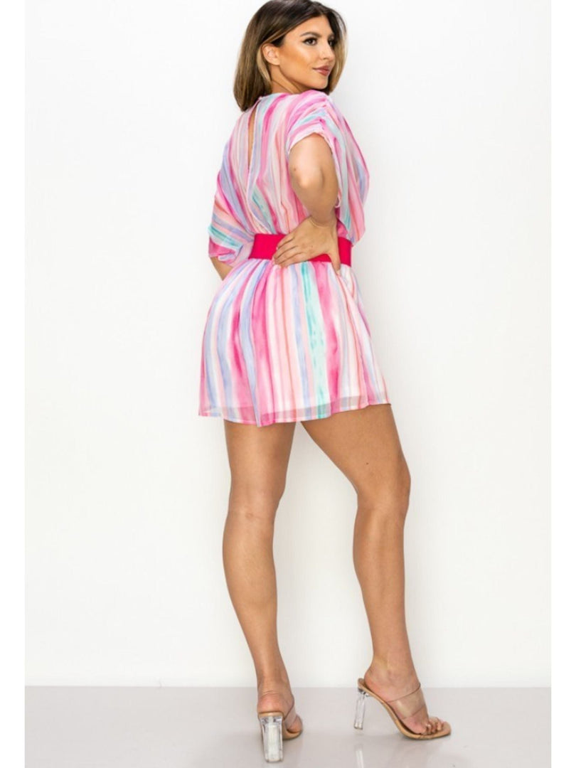 Layers of Pink Romper Dazzled By B