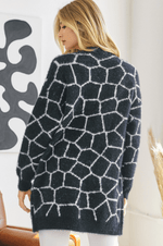 Load image into Gallery viewer, Marble Print Cardigan Dazzled By B
