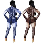 Load image into Gallery viewer, Bodysuit 2 Piece Printed Set - Multiple Colors Dazzled By B
