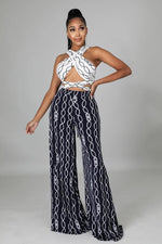 Load image into Gallery viewer, The Black &amp; White Pant Set Dazzled By B
