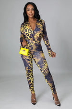 Load image into Gallery viewer, Wild About Me Bodysuit Pant Set Dazzled By B
