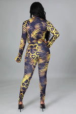 Load image into Gallery viewer, Wild About Me Bodysuit Pant Set Dazzled By B
