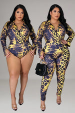 Load image into Gallery viewer, Wild About Me Bodysuit Pant Set Dazzled By B
