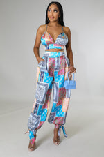 Load image into Gallery viewer, Satin Me Pant Set Dazzled By B
